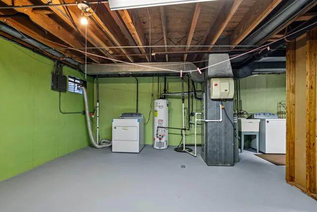 a view of a storage room