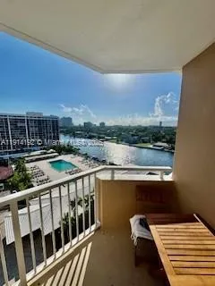 a view of balcony with outdoor space