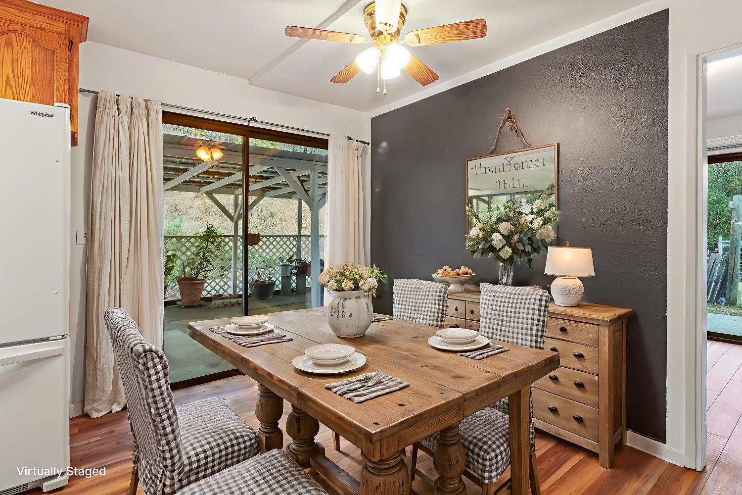 9174 State Rte 26 Mokelumne Hill, CA 95245 - Photo 11 of 52 a view of a dining room with furniture window and outside view