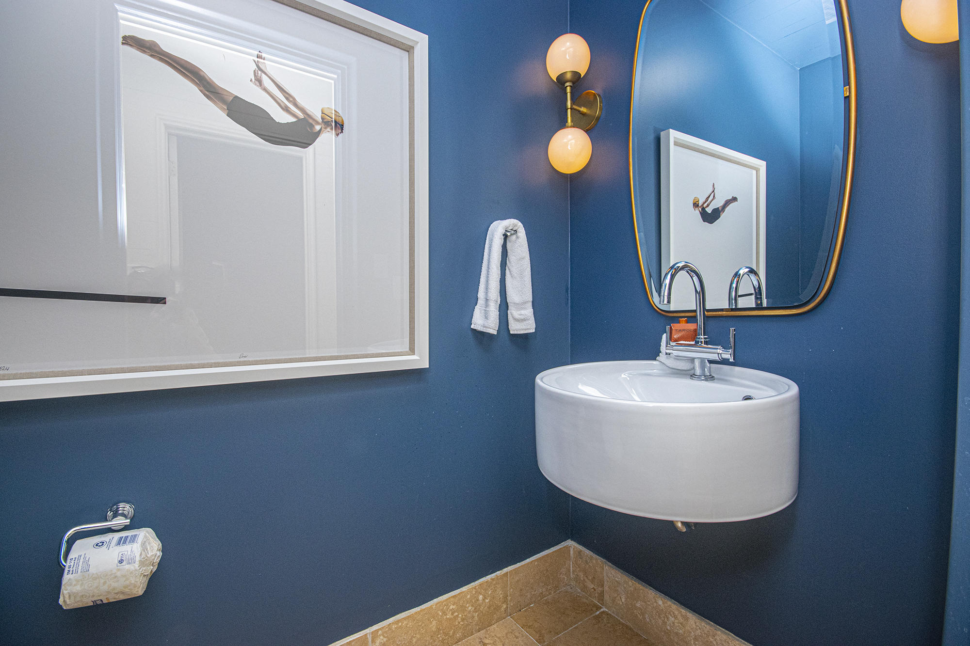 136 Georgetown Avenue, Unit A16 Inlet Beach, FL 32461 - Photo 38 of 57 a bathroom with a sink mirror and toilet