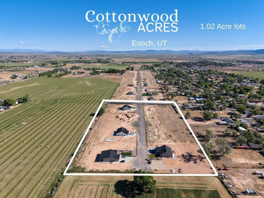 3982 North 350 West Enoch, UT 84721 - Photo 2 of 9 Cottonwood Acres subdivision in Enoch, UT. (1.02-1.03 acre lots)