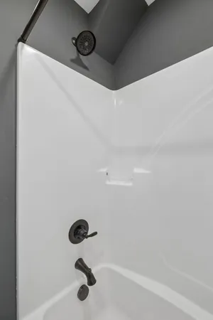 a view of backyard with seating space
