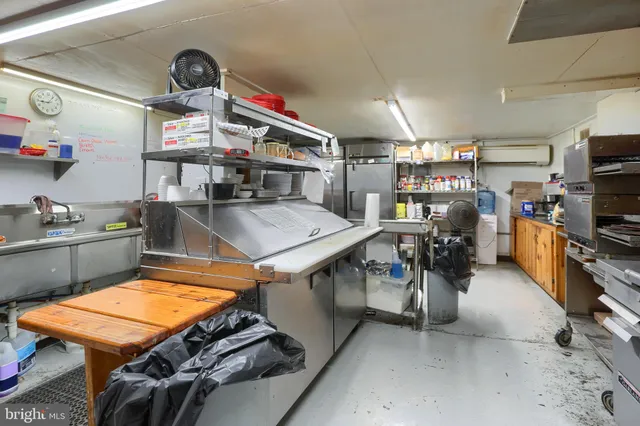 a view of storage in a room