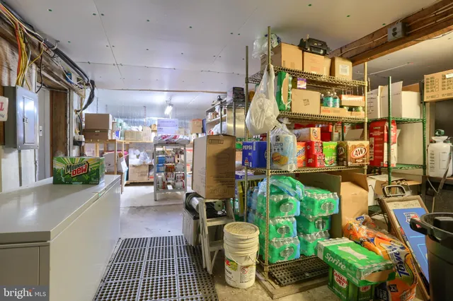 a view of hallway with stairs