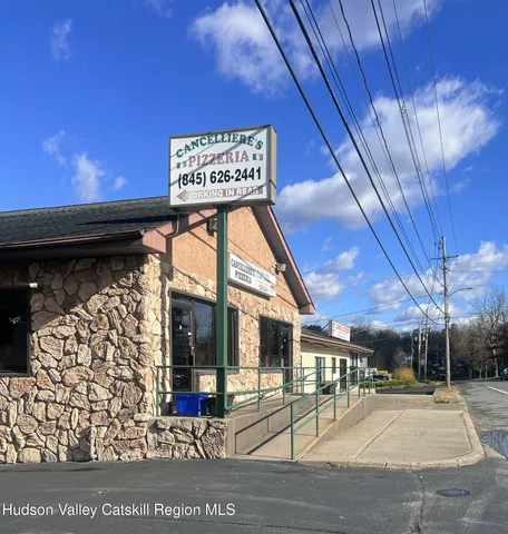 a sign on the side of a building