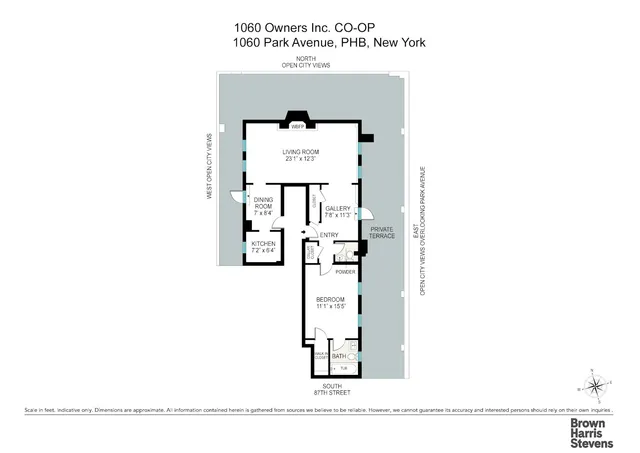 $995,000 | 1060 Park Avenue, Unit PHB | Upper East Side