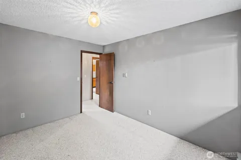 a view of a room with an entryway