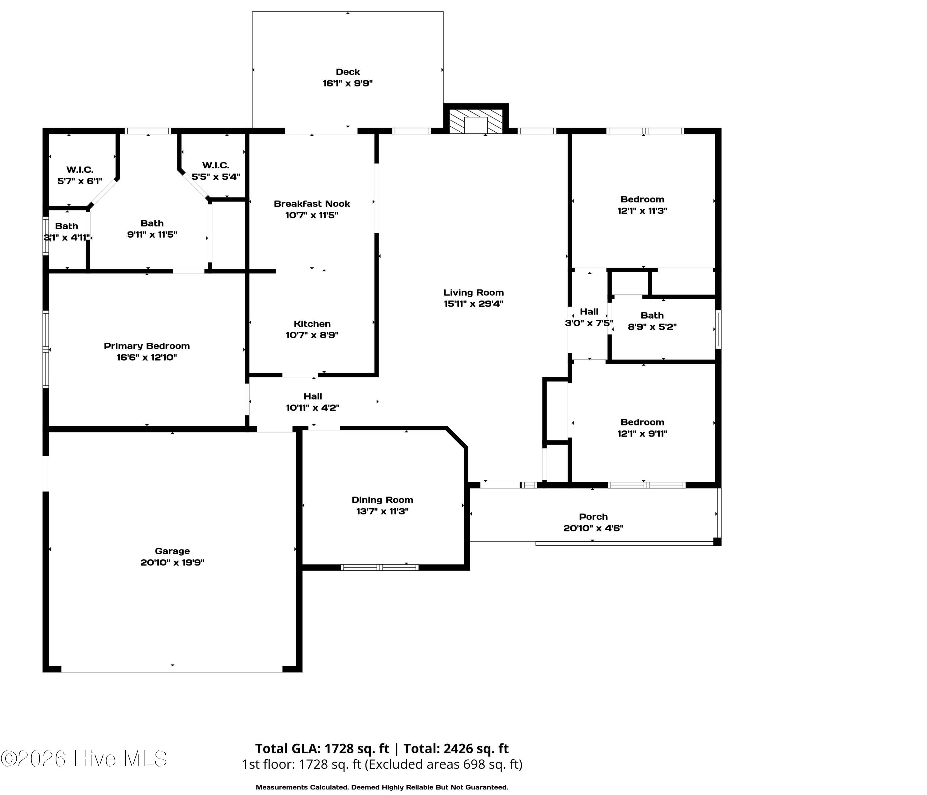 445 Spring Drive Jacksonville, NC 28540 - Photo 27 of 27 Floor Plan