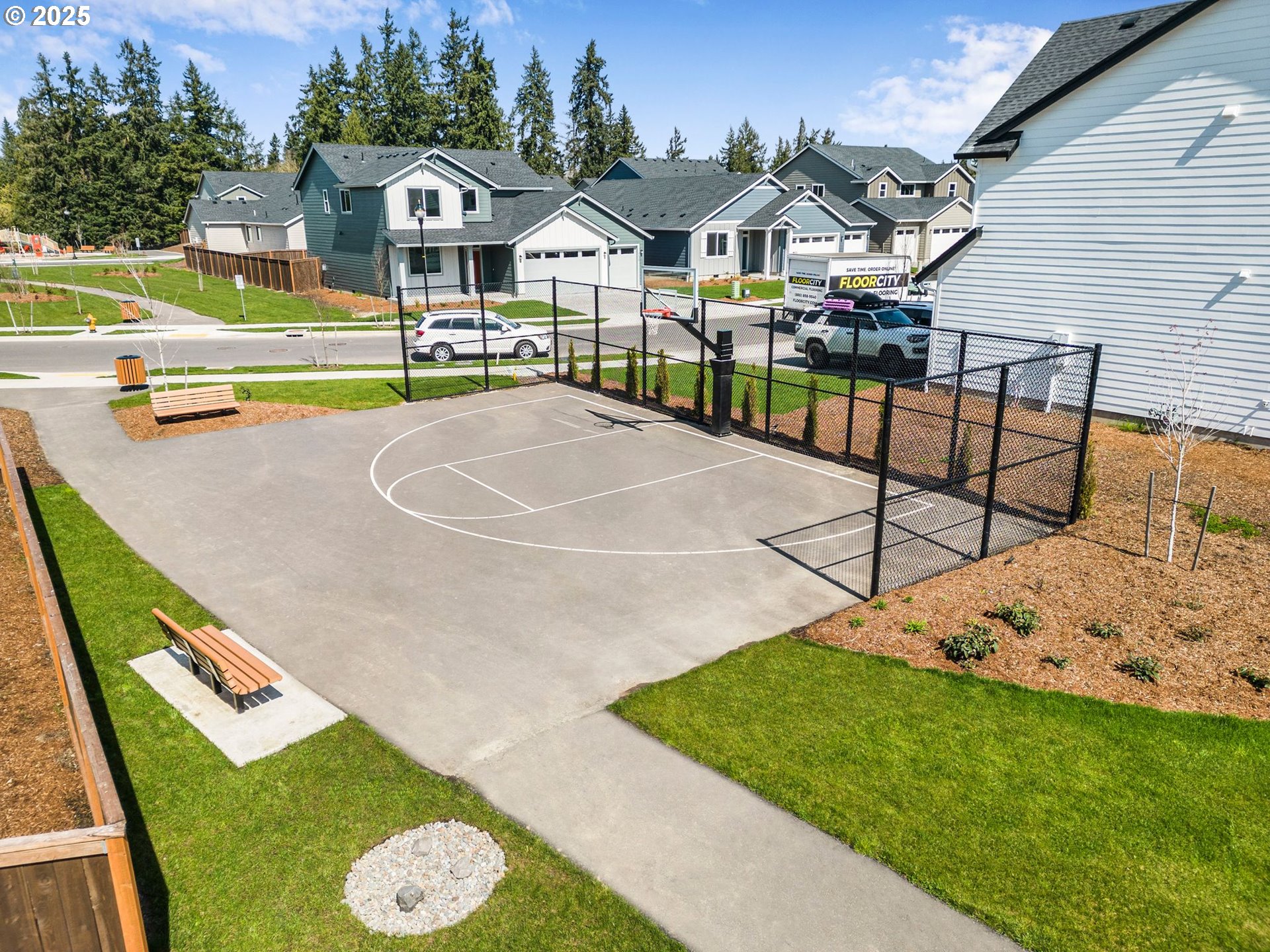 717 South 26th Place Ridgefield, WA 98642 - Photo 32 of 35 an aerial view of a house having patio