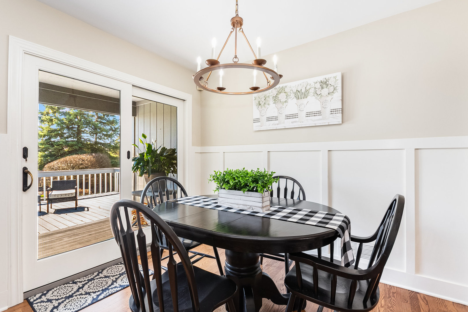 2245 Lakeside Drive Aurora, IL 60504 - Photo 8 of 32 a view of a dining room with furniture window and outside view