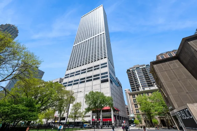 a front view of a building