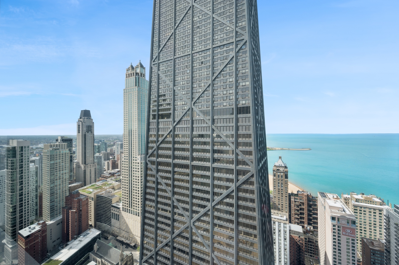 180 East Pearson Street, Unit 3701 Chicago, IL 60611 - Photo 31 of 36 a view of a city with tall buildings