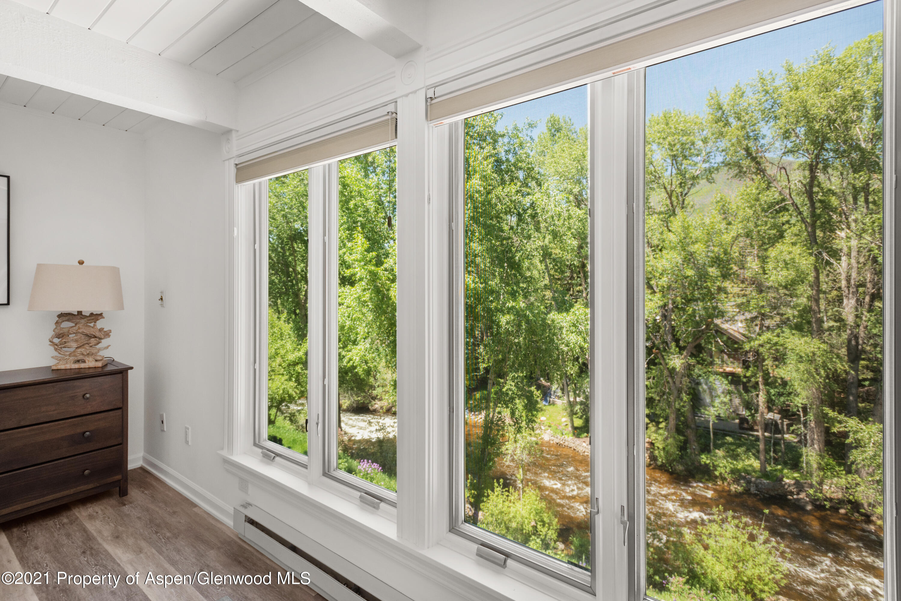 916 East Hopkins Avenue, Unit 204 Aspen, CO 81611 - Photo 6 of 14 a room with a large window and bed