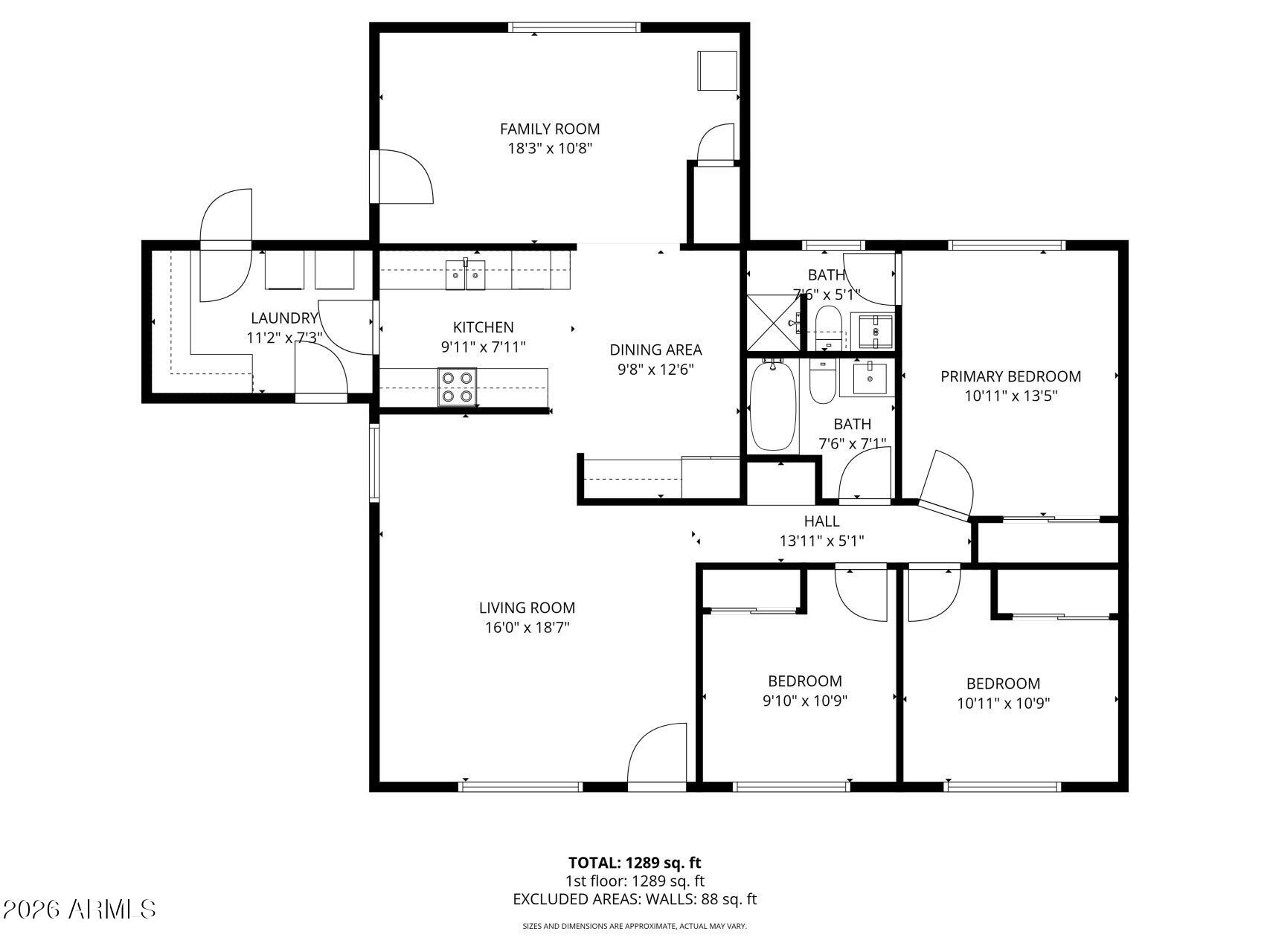 3117 West Bethany Home Road Phoenix, AZ 85017 - Photo 17 of 17 Floor Plan