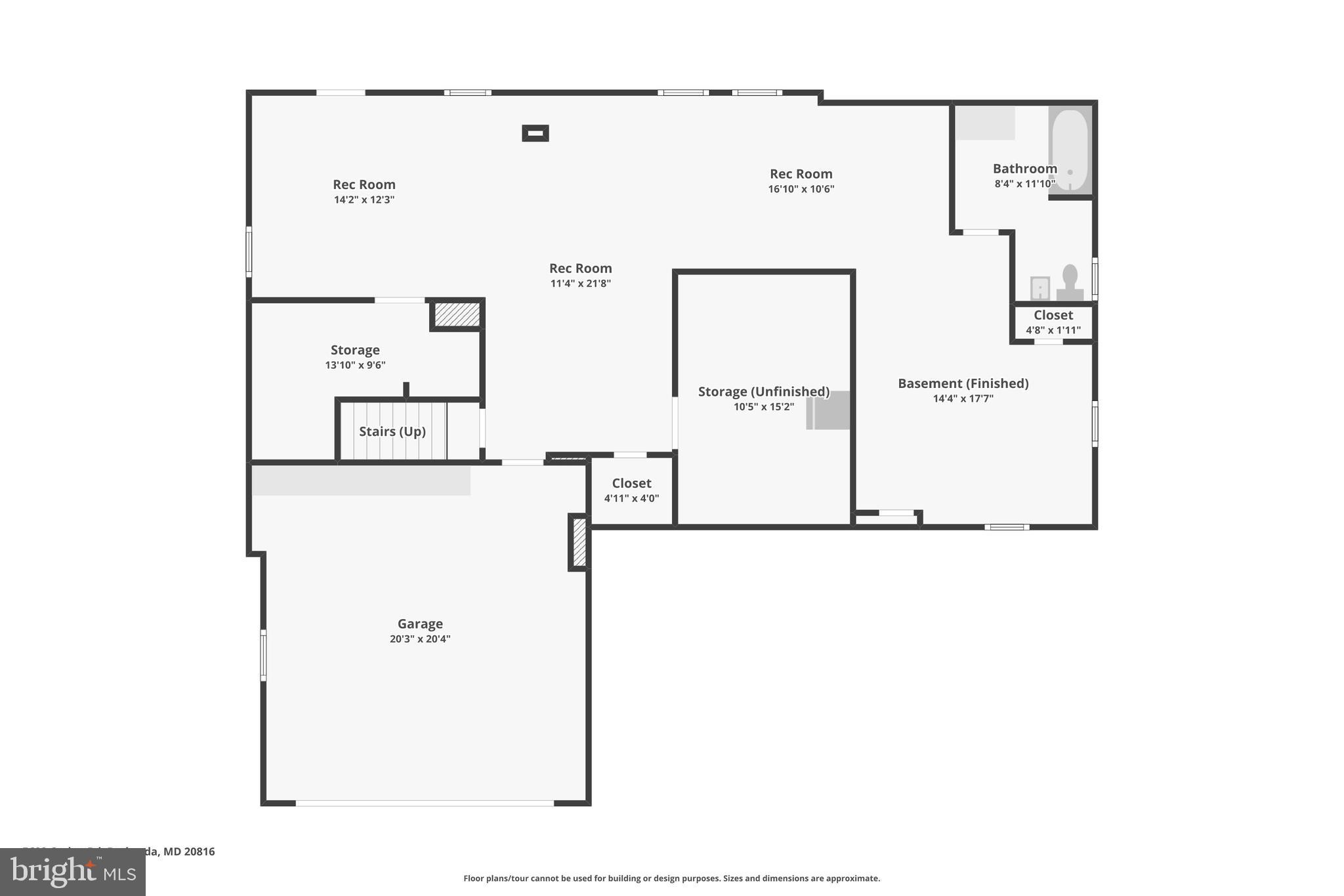 5602 Ogden Road Bethesda, MD 20816 - Photo 76 of 77 Lower level floor plan