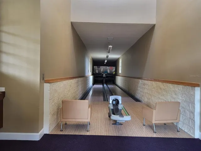 a view of backyard with green space