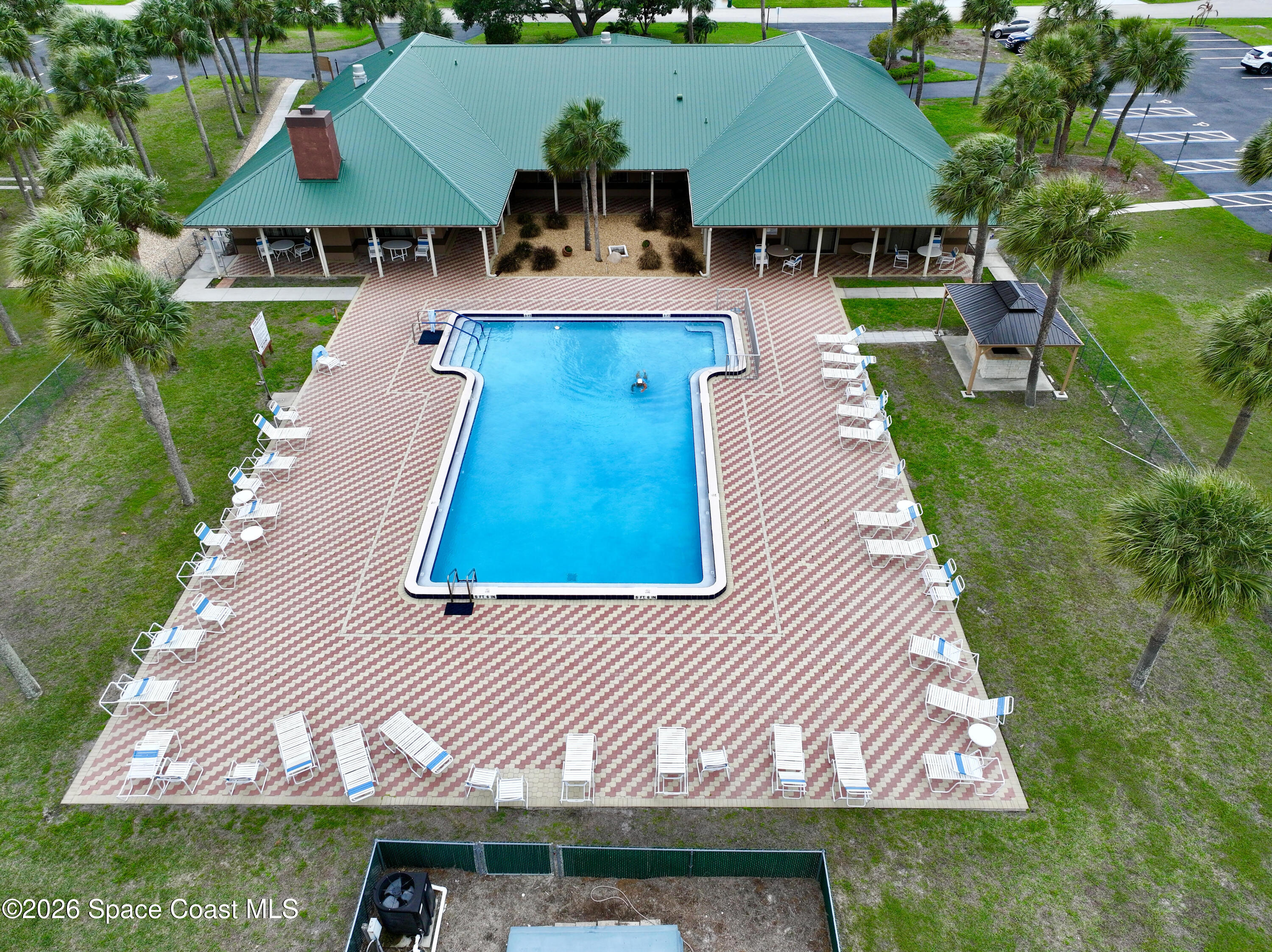 7628 Boxelder Road Micco, FL 32976 - Photo 25 of 30 Clubhouse & Pool