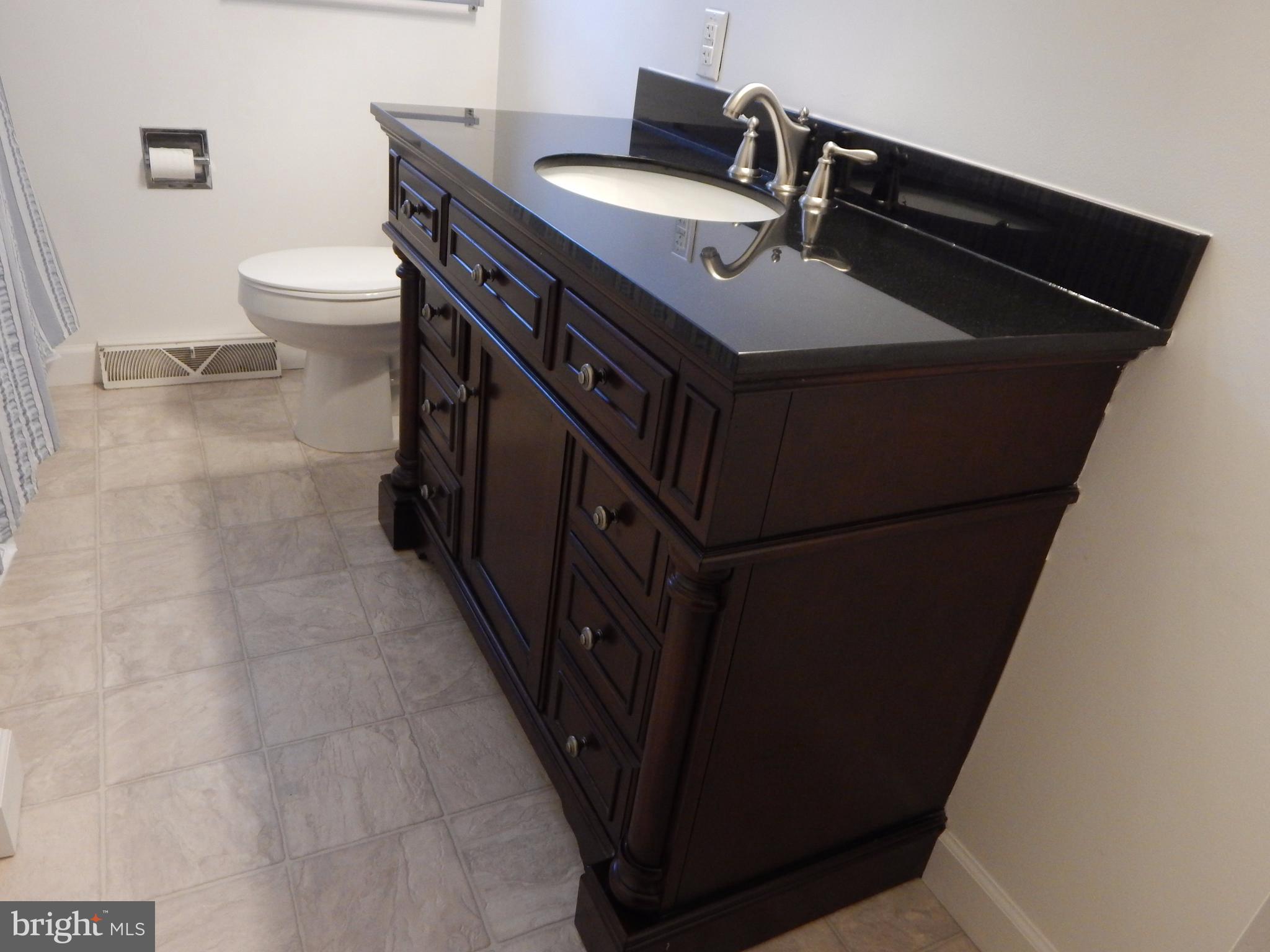 83 Wakefield Road Hagerstown, MD 21740 - Photo 10 of 22 a bathroom with a sink a toilet and a mirror