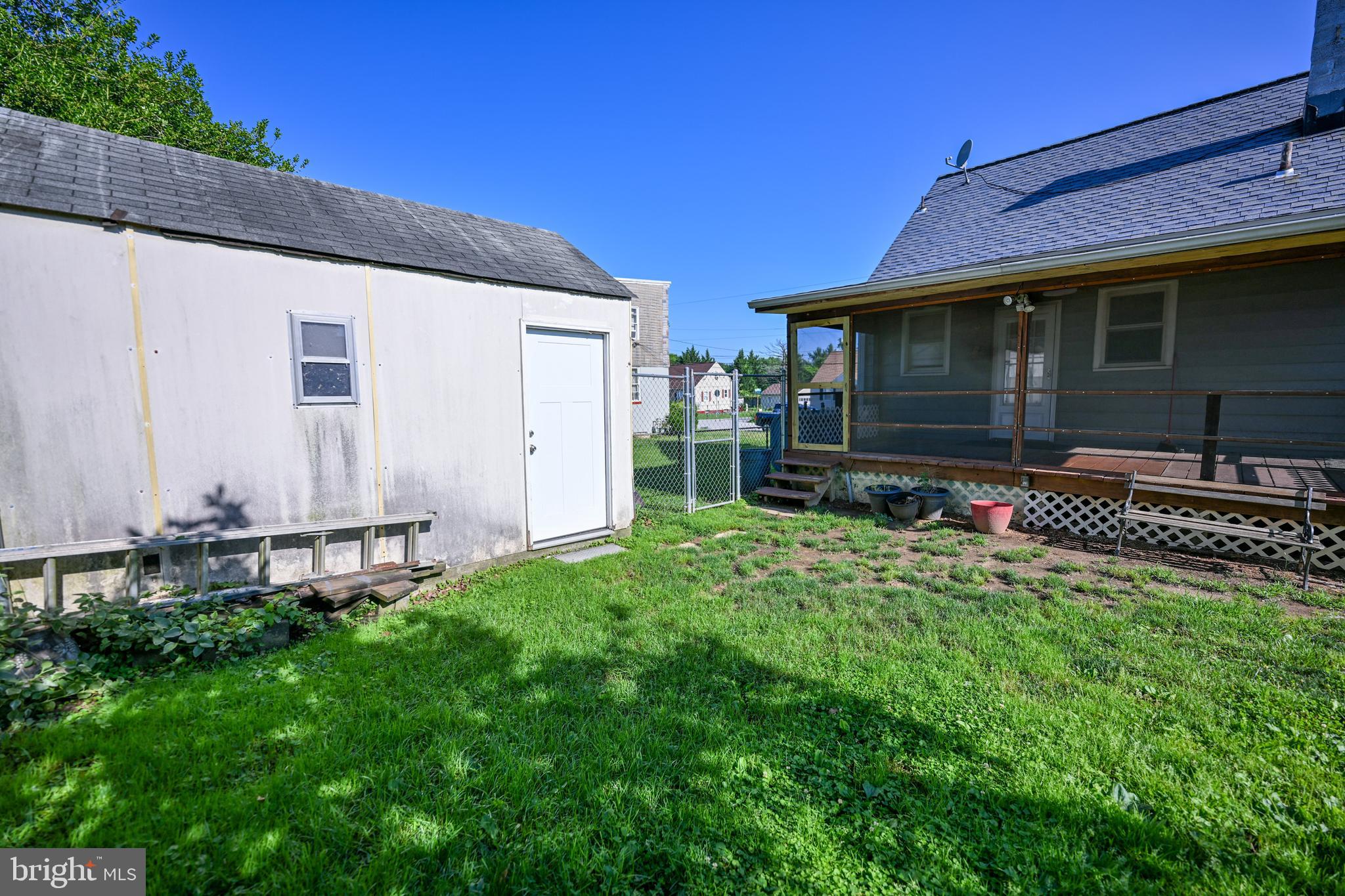 421 Cresswell Road Brooklyn, MD 21225 - Photo 14 of 56 Back Yard w/ secure shed