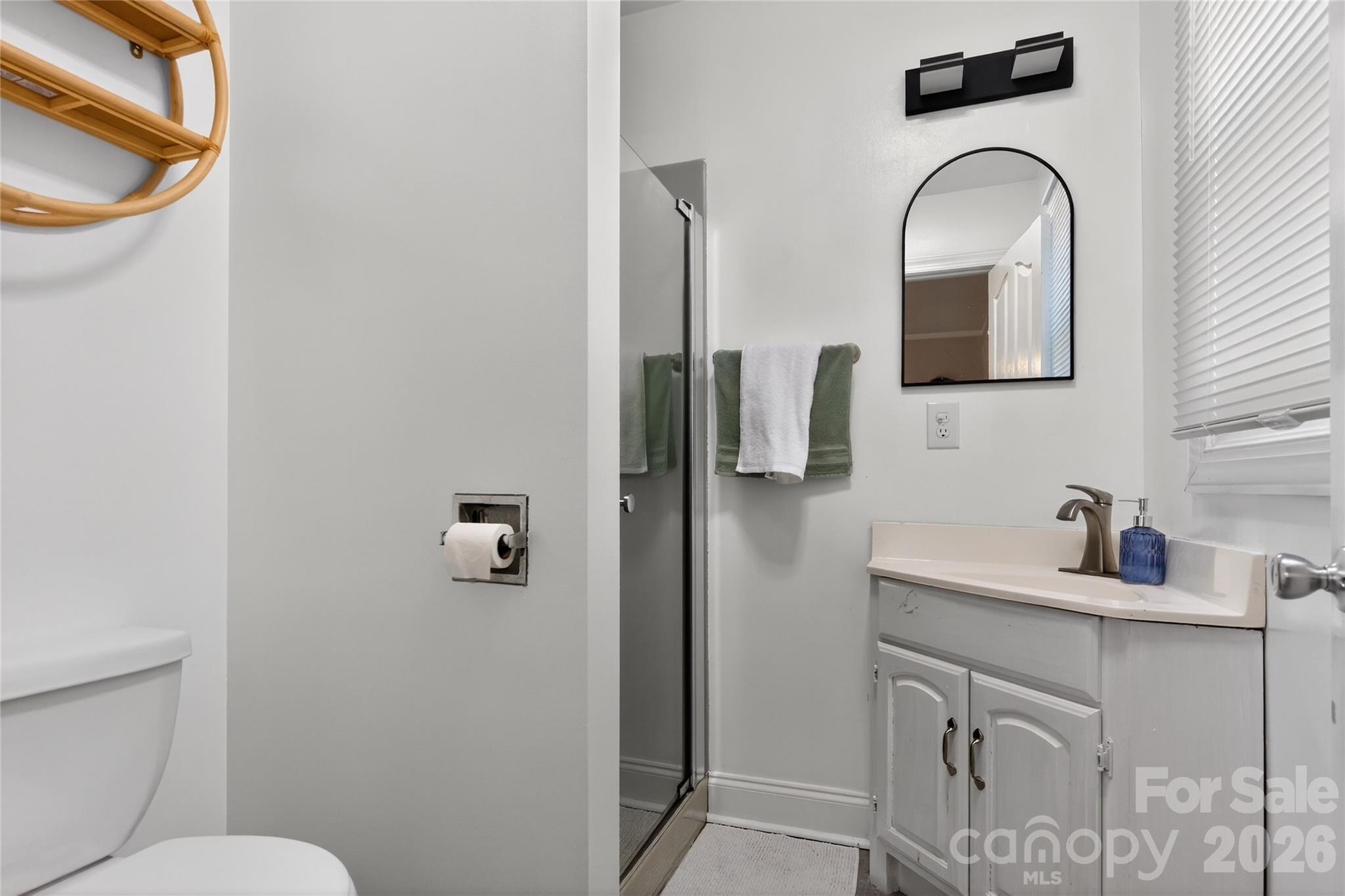 926 Mauney Road Stanley, NC 28164 - Photo 18 of 23 a bathroom with a sink toilet and mirror