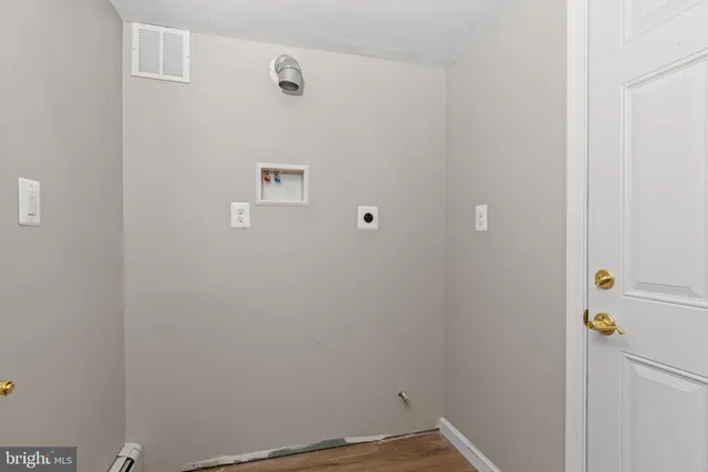 a view of a room with closet