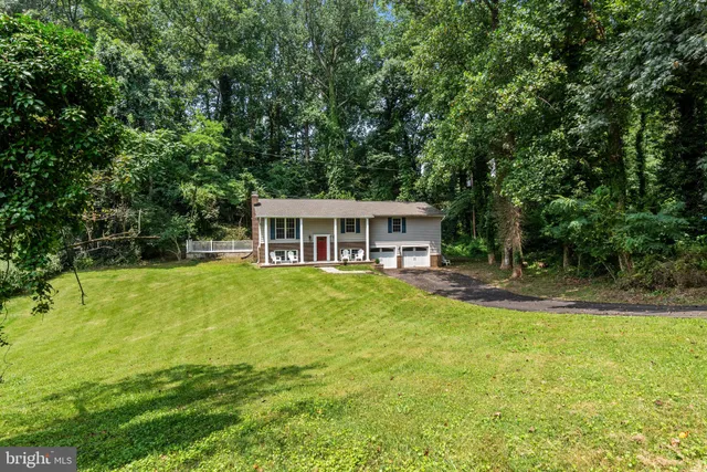 a view of a lake with a city