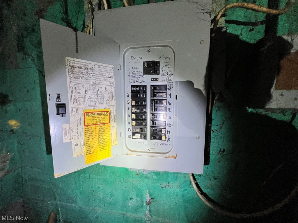 72553 Colerain Road Dillonvale, OH 43917 - Photo 30 of 31 View of utility room breaker box