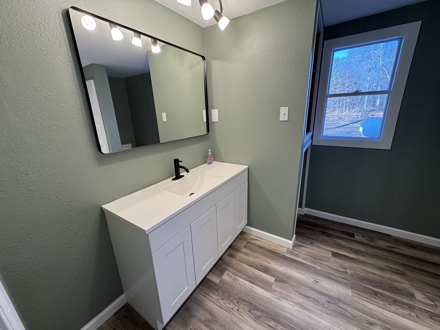 1981 Watercress Lane Flora, IL 62839 - Photo 22 of 76 a spacious bathroom with a double vanity sink and a mirror
