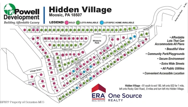 $59,900 | Lot #115 Snapdragon Drive, Moosic, PA 18507