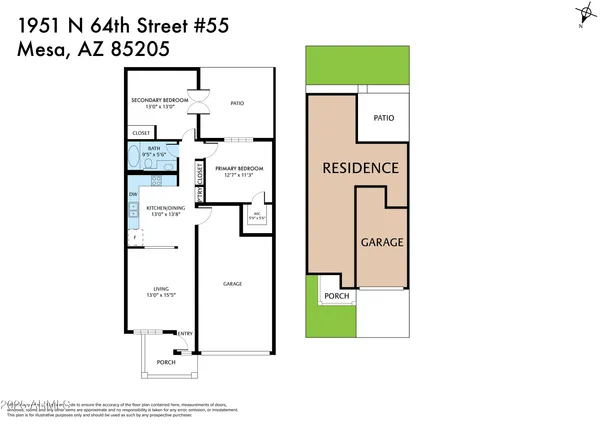 $260,000 | 1951 North 64th Street, Unit 55, Mesa, AZ 85205
