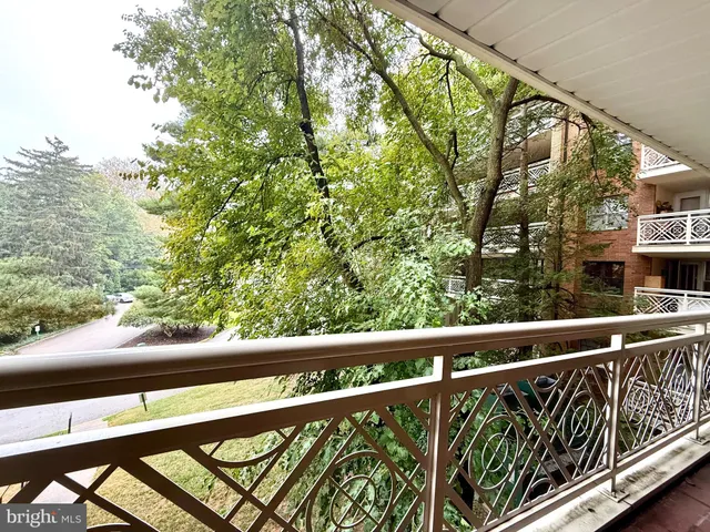 a view of city from balcony