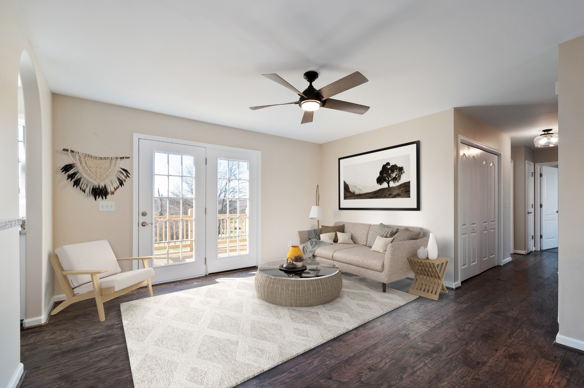 1933 Clara Mathis Road Spring Hill, TN 37174 - Photo 8 of 50 a living room with furniture and a large window