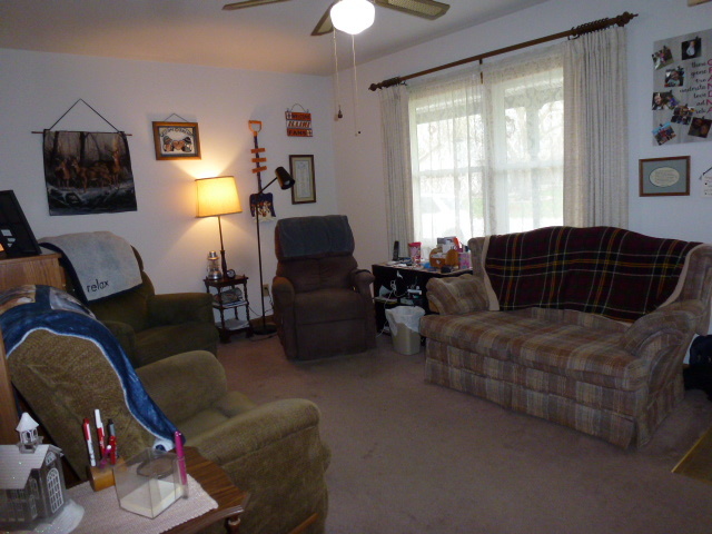 3 Deerefield Court Clinton, IL 61727 - Photo 4 of 29 a living room with furniture a lamp and a window