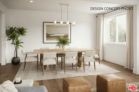 a view of a livingroom and dining room