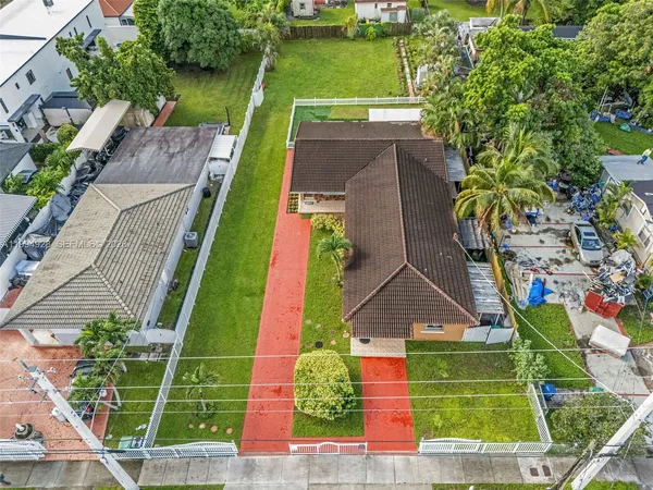an aerial view of a