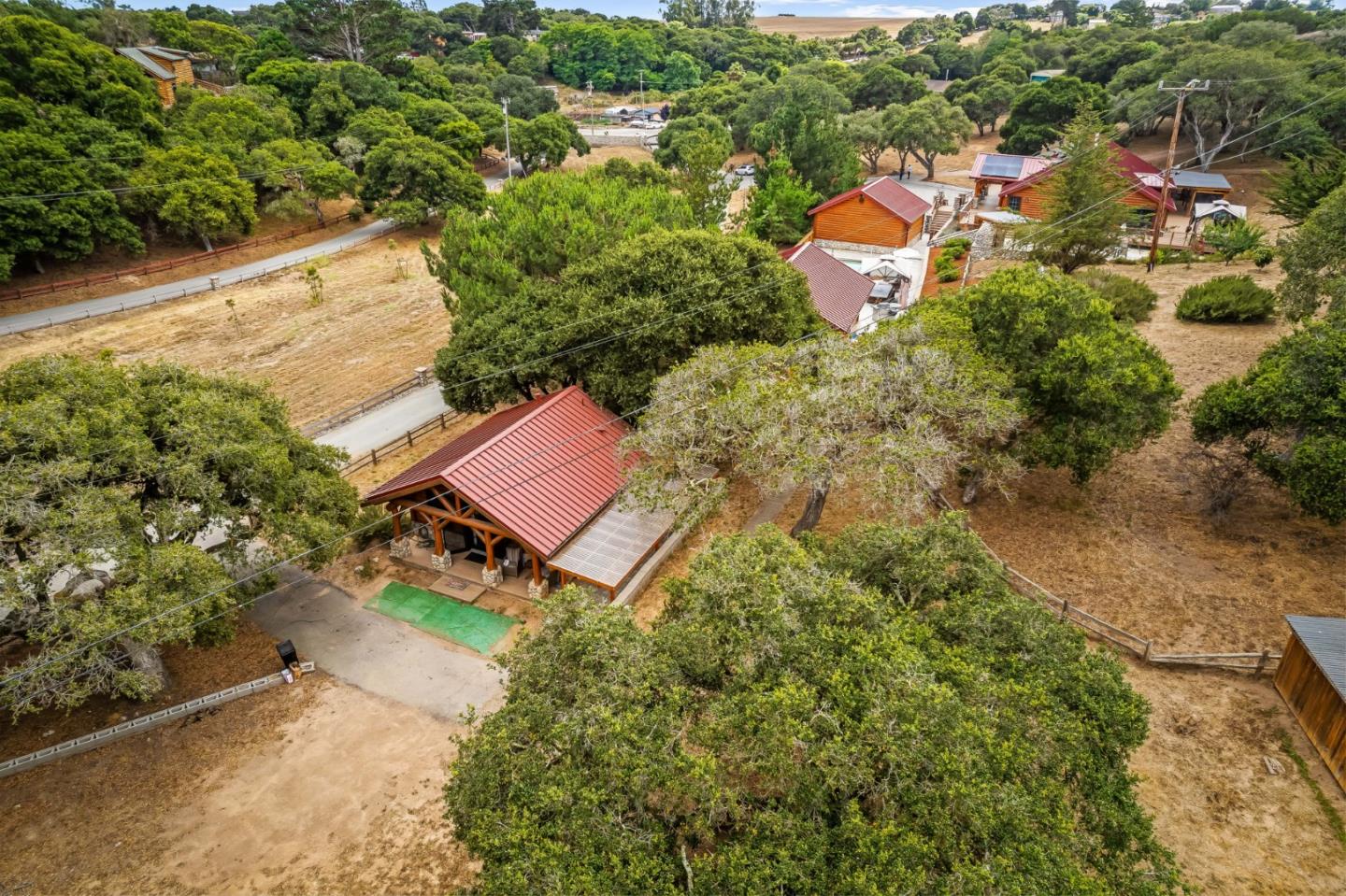 8697 Dyer Road Salinas, CA 93907 - Photo 51 of 94 an aerial view of a house with a yard and lake view