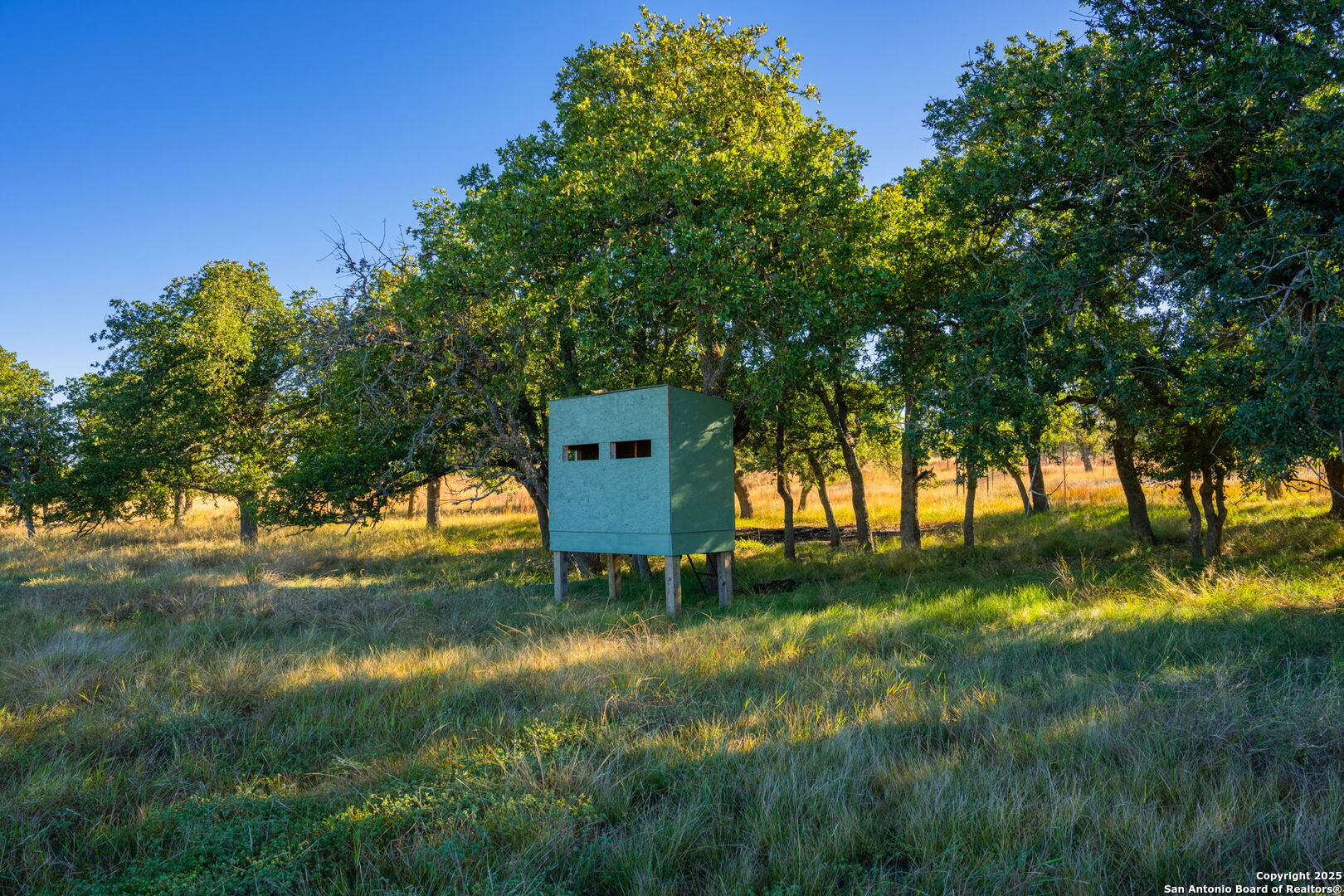 28 Ruger Road Fredericksburg, TX 78624 - Photo 20 of 46 a backyard of a house with table and chairs under an umbrella