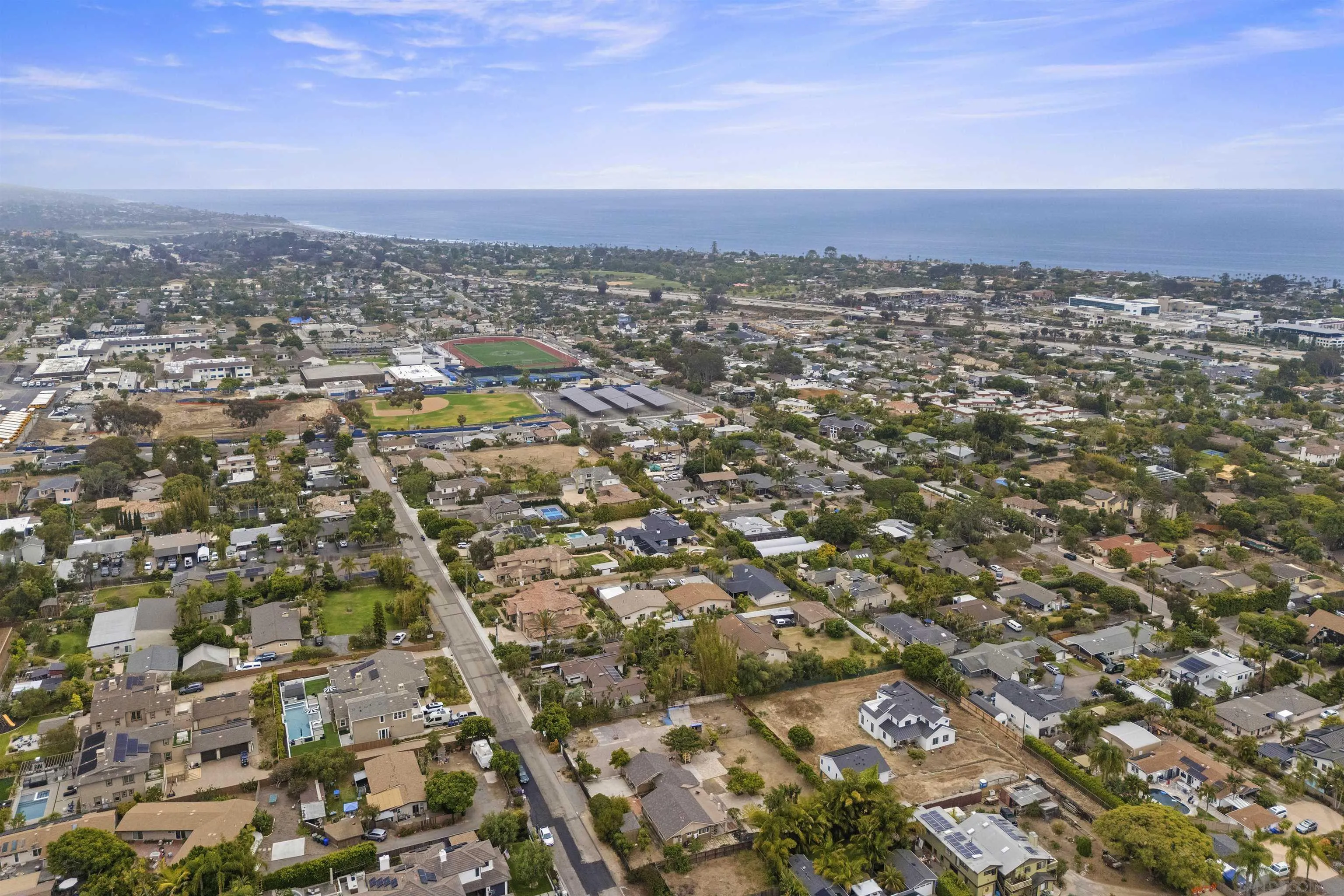 752 Bracero Road Encinitas, CA 92024 - Photo 44 of 46 an aerial view of residential houses with city view