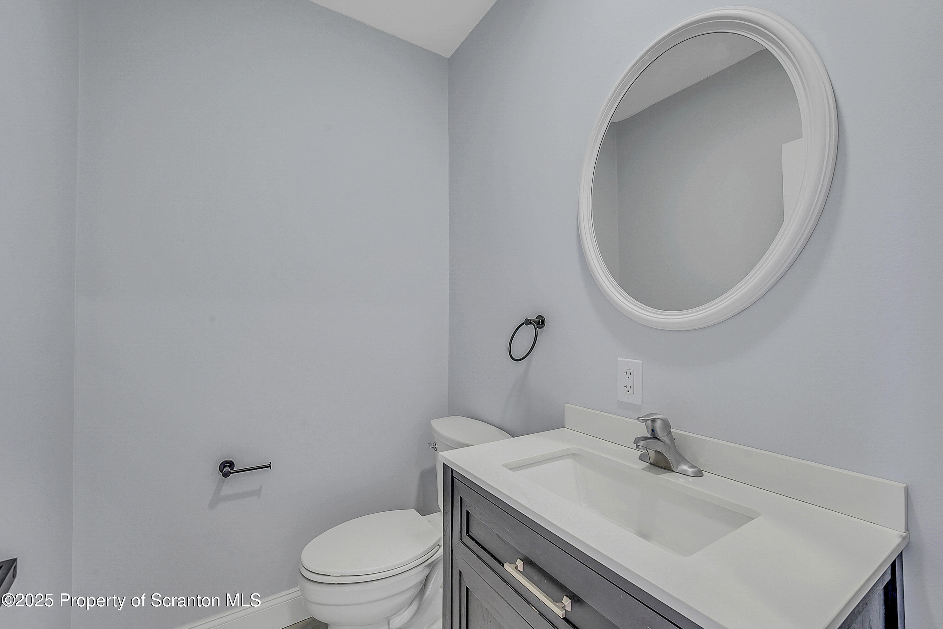 11 Riverview Drive Jessup, PA 18434 - Photo 20 of 58 a bathroom with a sink a toilet and a mirror