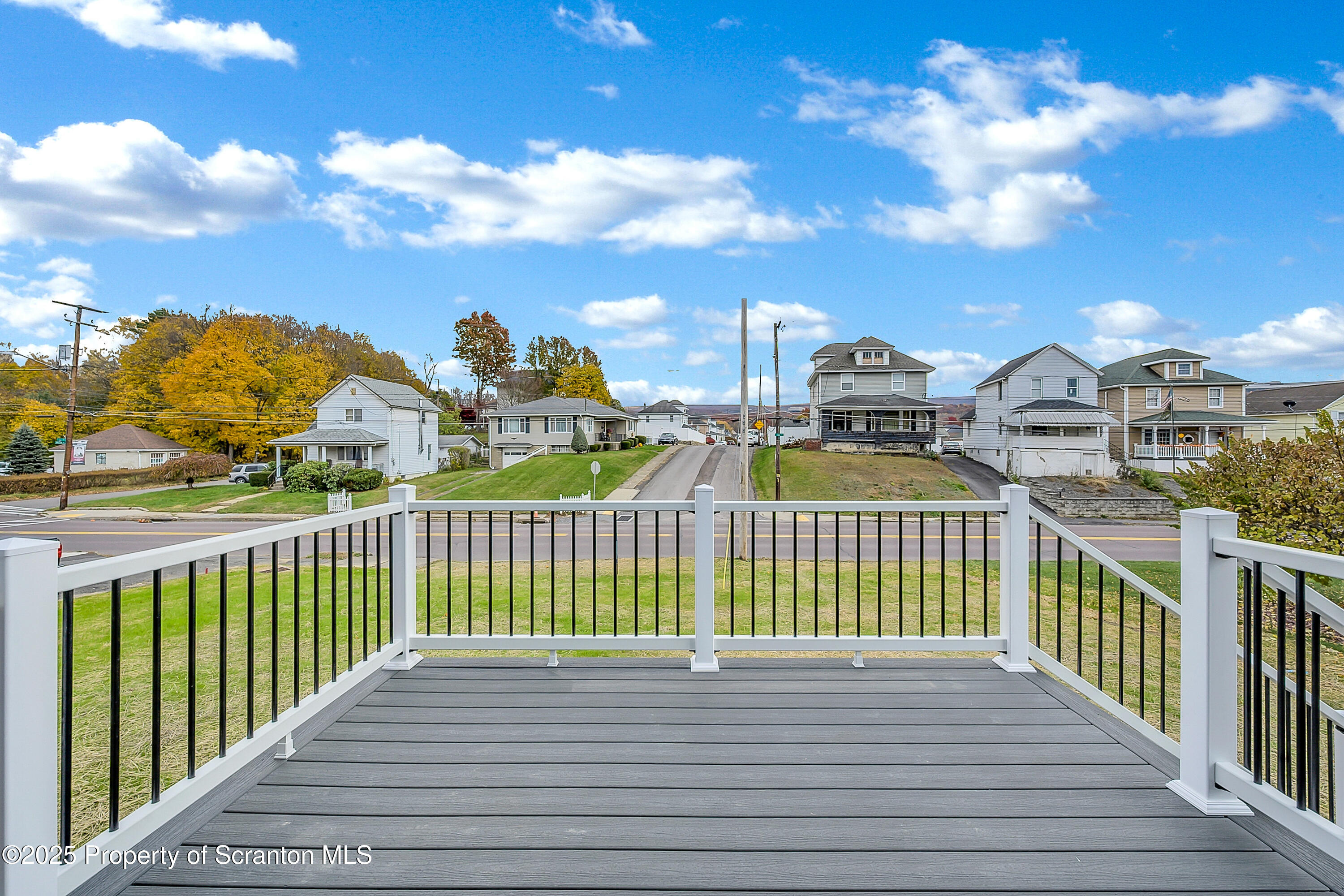 11 Riverview Drive Jessup, PA 18434 - Photo 25 of 58 a view of a city with wooden fence