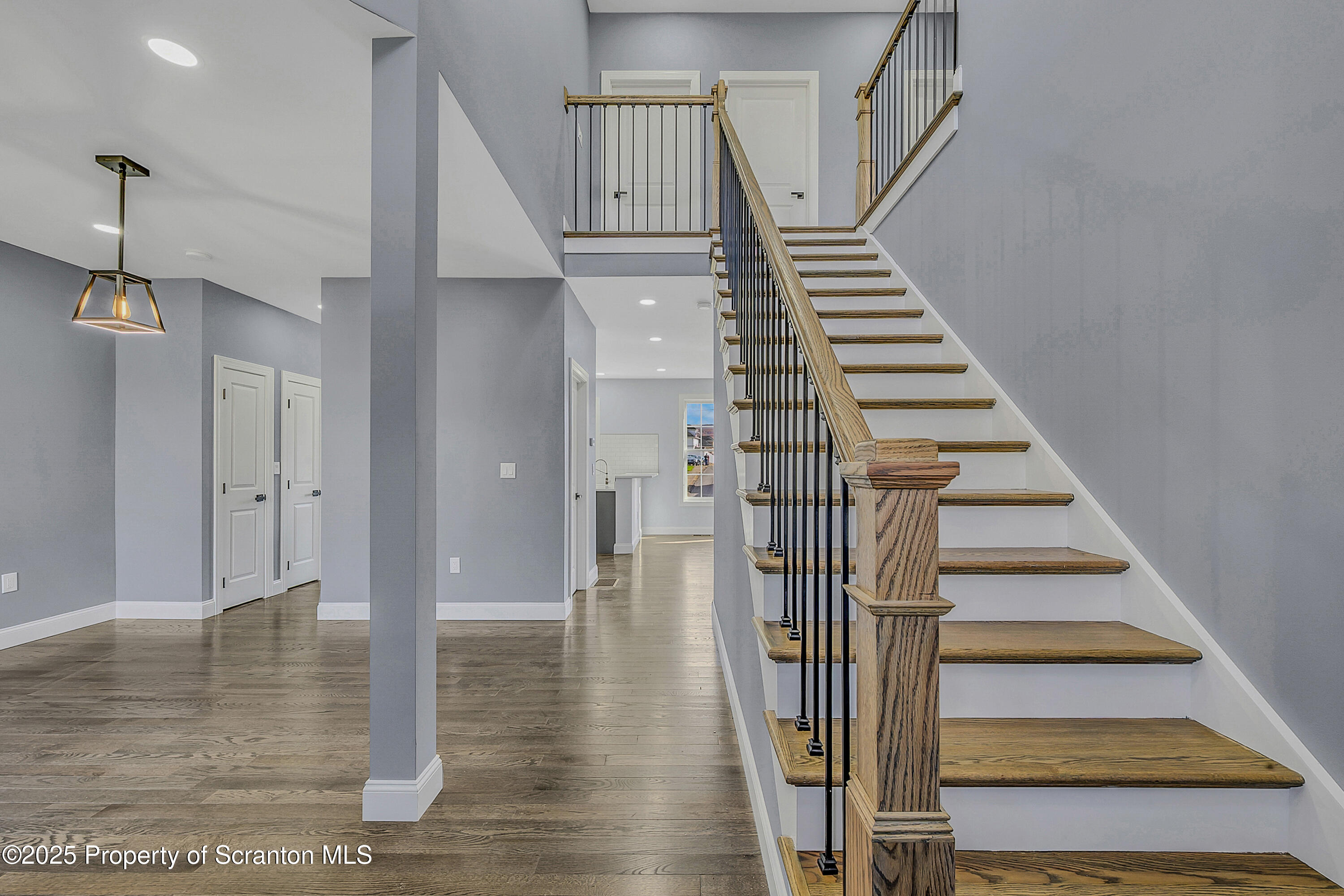 11 Riverview Drive Jessup, PA 18434 - Photo 3 of 58 a view of entryway and hall with wooden floor