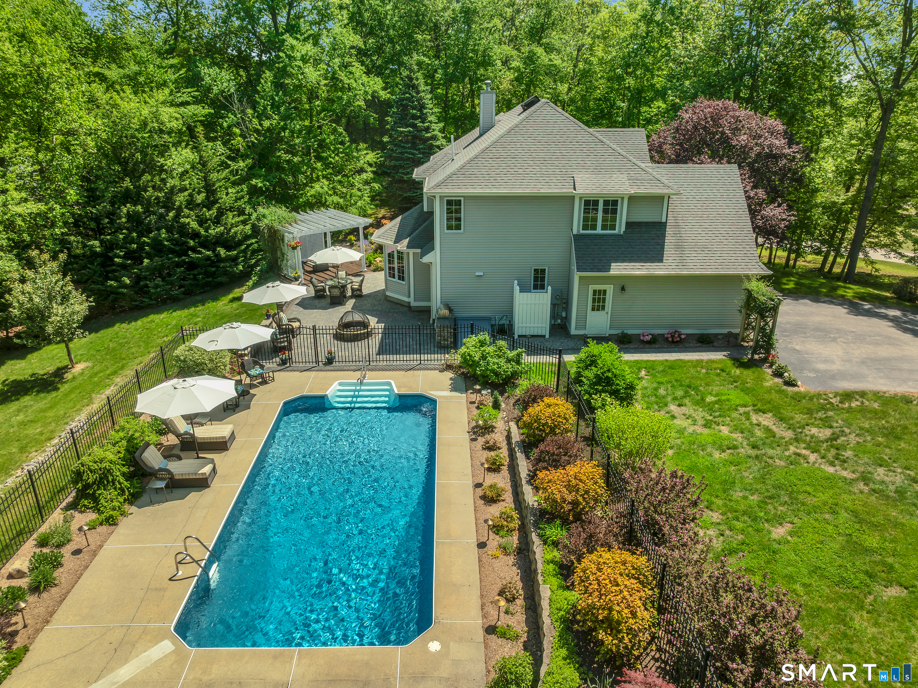 21 Stone Wall Road Salem, CT 06420 - Photo 38 of 38 a view of a house with backyard and garden