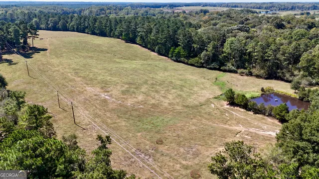 a view of lake and yard