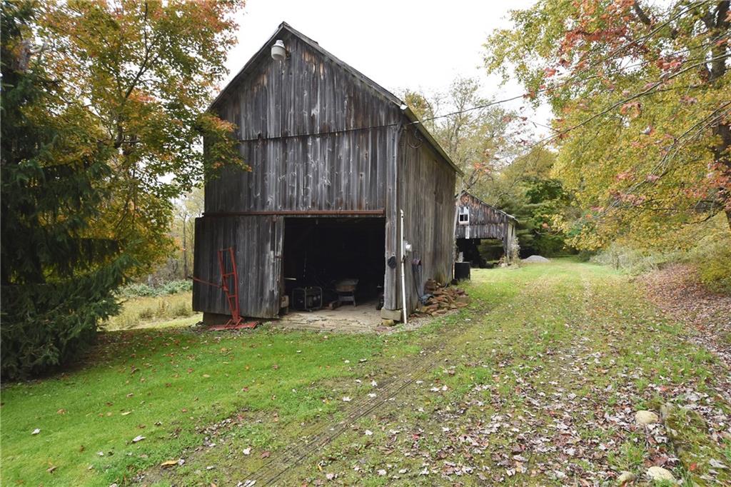 465 Bavington Road Burgettstown, PA 15021 - Photo 21 of 25 a view of backyard with small cabin