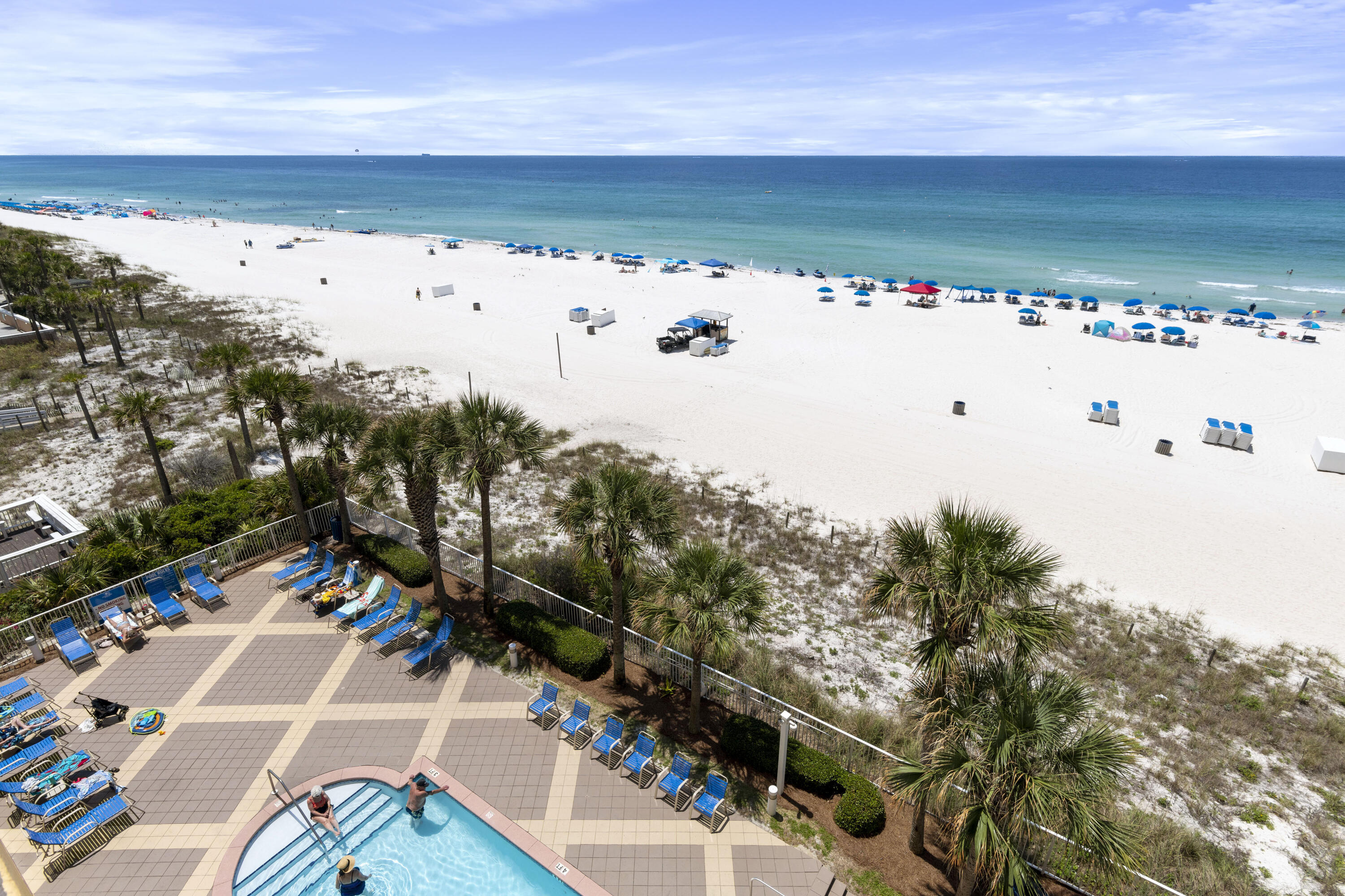 12011 Front Beach Road, Unit 103B Panama City Beach, FL 32407 - Photo 24 of 38 a view of an outdoor space and ocean view