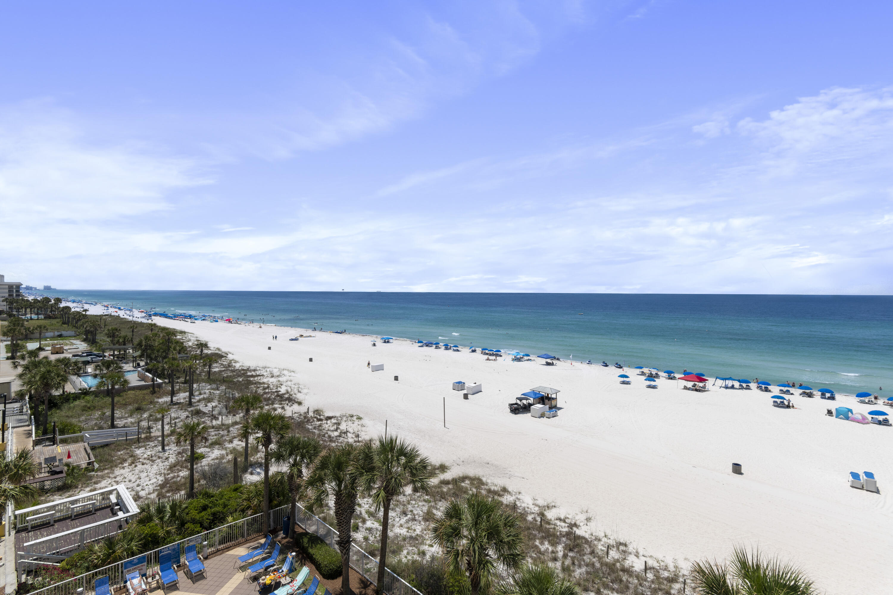 12011 Front Beach Road, Unit 103B Panama City Beach, FL 32407 - Photo 25 of 38 an aerial view of beach and ocean