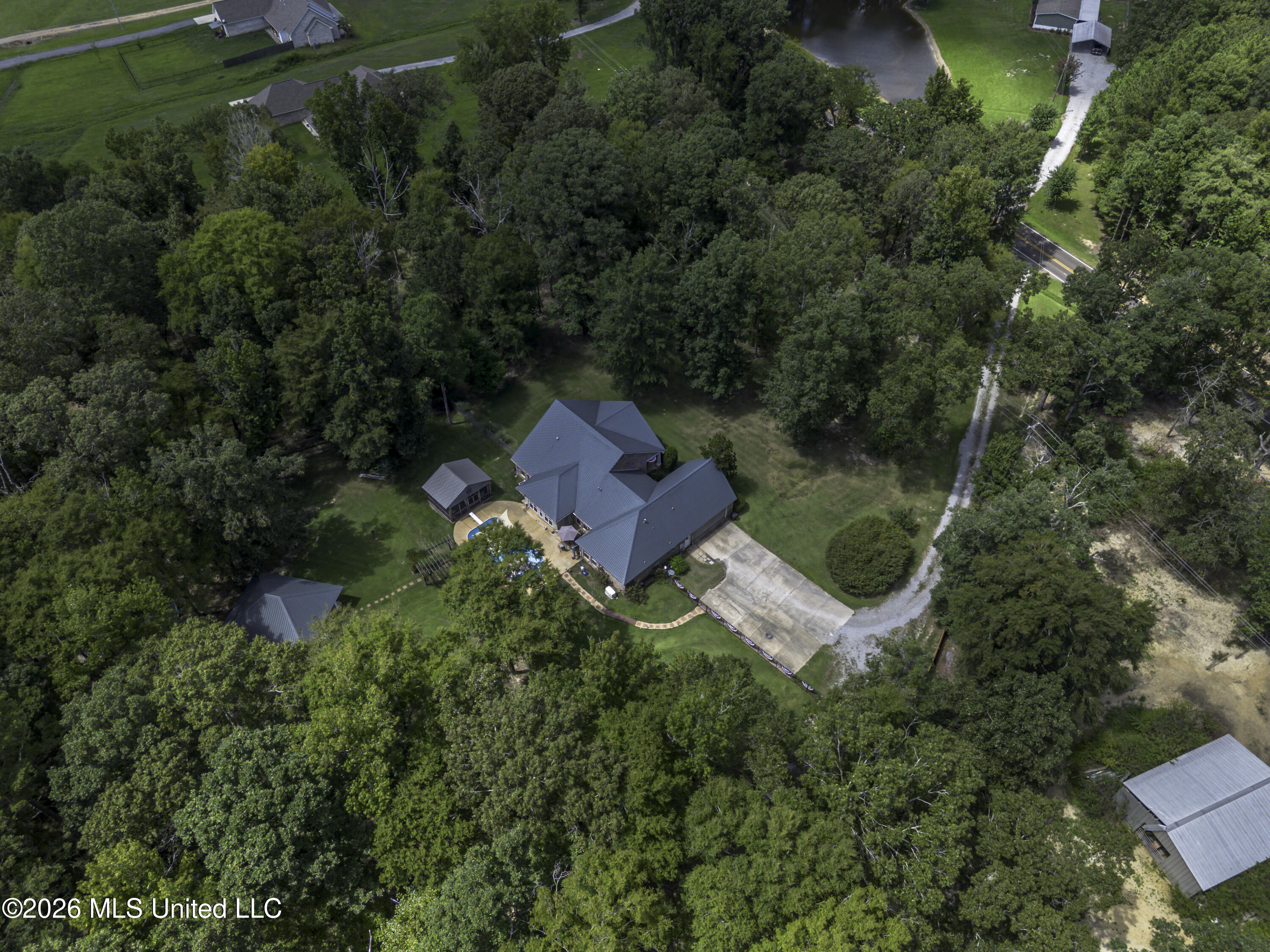 717 Thomasville Road Florence, MS 39073 - Photo 10 of 86 717 Thomasville Rd drone-0929