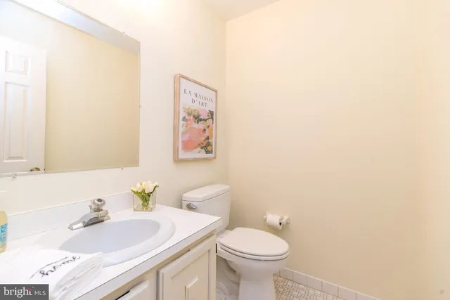 a view of a dining room with furniture and window