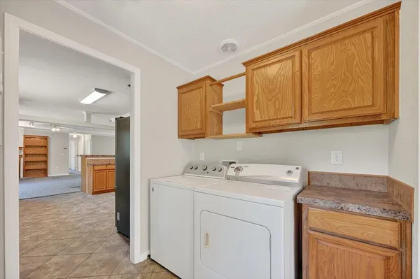 a view of a storage & utility room