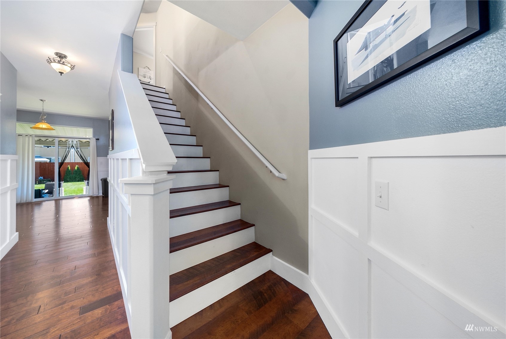 1333 Farina Loop Southeast Olympia, WA 98513 - Photo 16 of 32 a view of entryway with wooden floor and stairs